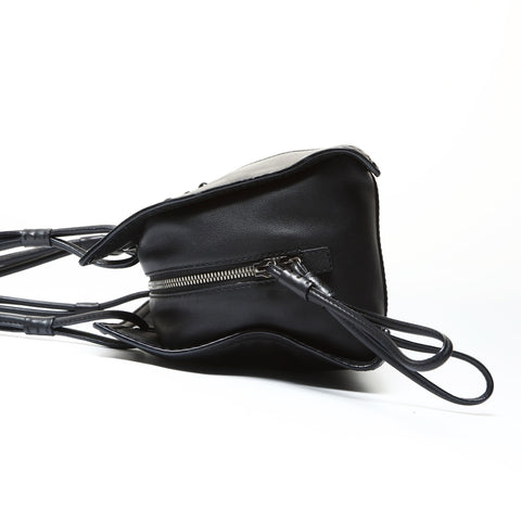 LOEWE Shopper Bag Handbag Logo Leather Anagram Tote Bag black WS25452