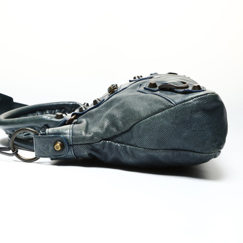 BALENCIAGA City The First 2way 103208 Handbag green WS25454