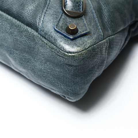 BALENCIAGA City The First 2way 103208 Handbag green WS25454