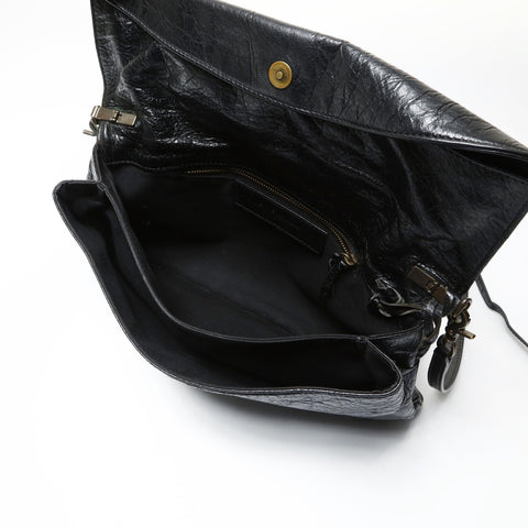 BALENCIAGA Giant Envelope 2way Shoulder Bag black WS25455