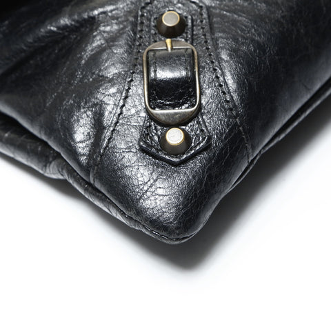 BALENCIAGA Giant Envelope 2way Shoulder Bag black WS25455