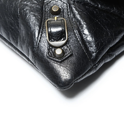 BALENCIAGA Giant Envelope 2way Shoulder Bag black WS25455