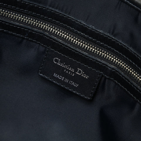 Christian Dior Cannage Nylon Shoulder Bag black WS25457