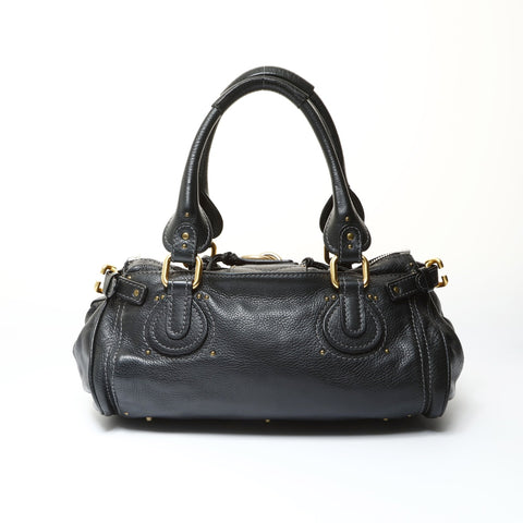 Chloe Paddington Leather Handbag black WS25459