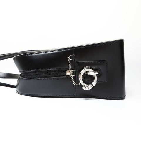 CARTIER leather Shoulder Bag black WS25467