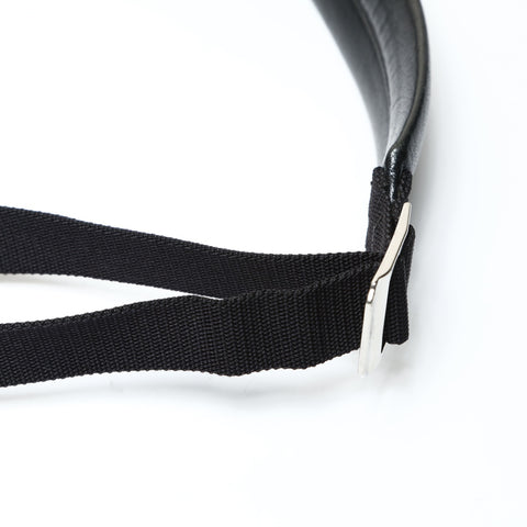 YVES SAINT LAURENT leather Backpack  Daypack black WS25472