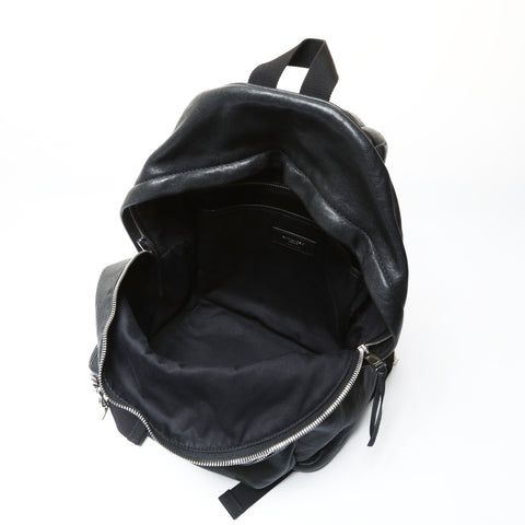 YVES SAINT LAURENT leather Backpack  Daypack black WS25472