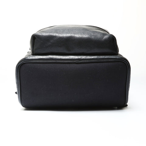 YVES SAINT LAURENT leather Backpack  Daypack black WS25472