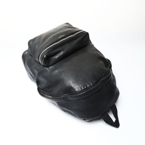 YVES SAINT LAURENT leather Backpack  Daypack black WS25472
