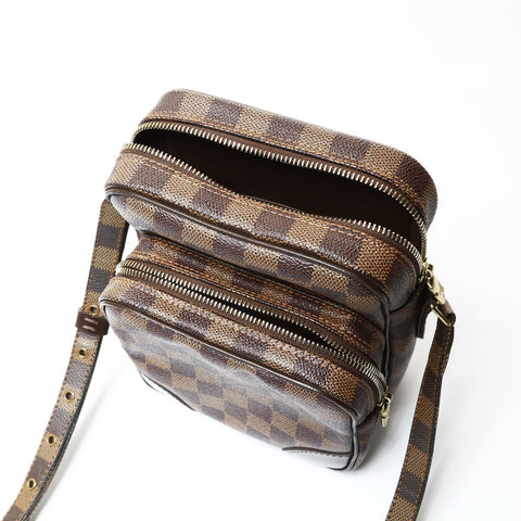 LOUIS VUITTON 2009 Amazon Special Order Shoulder Bag Brown WS25473