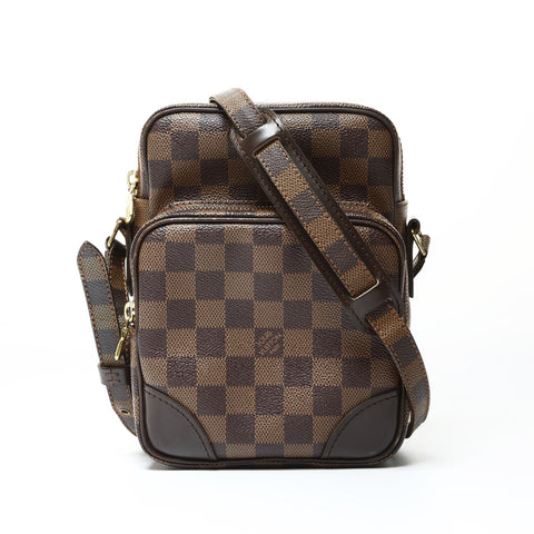 LOUIS VUITTON 2009 Amazon Special Order Shoulder Bag Brown WS25473