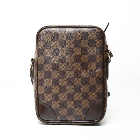 LOUIS VUITTON 2009 Amazon Special Order Shoulder Bag Brown WS25473