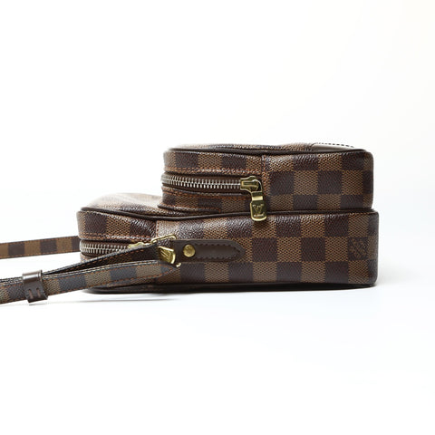 LOUIS VUITTON 2009 Amazon Special Order Shoulder Bag Brown WS25473