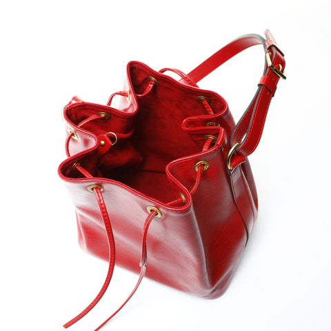 LOUIS VUITTON 1995 Epi Petit Noe Shoulder Bag Red WS25475