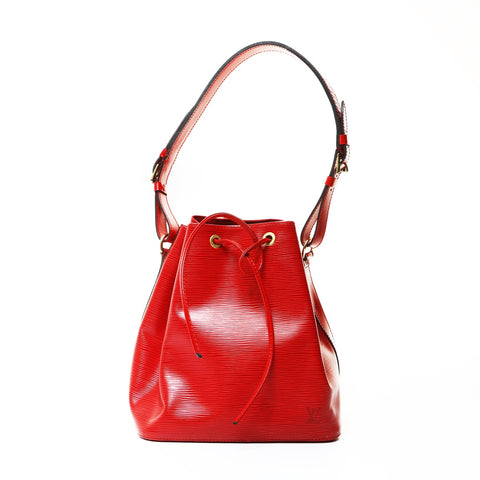 LOUIS VUITTON 1995 Epi Petit Noe Shoulder Bag Red WS25475