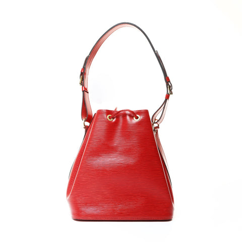 LOUIS VUITTON 1995 Epi Petit Noe Shoulder Bag Red WS25475
