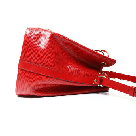LOUIS VUITTON 1995 Epi Petit Noe Shoulder Bag Red WS25475
