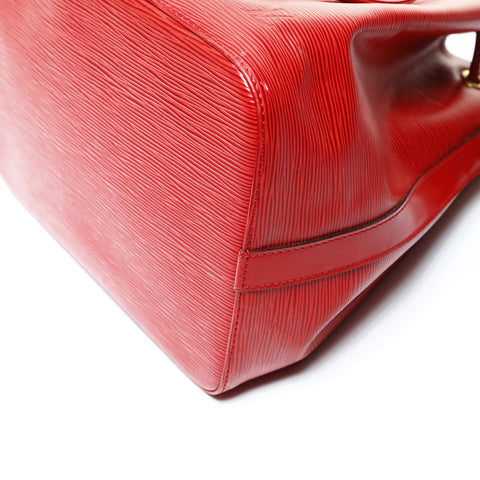 LOUIS VUITTON 1995 Epi Petit Noe Shoulder Bag Red WS25475