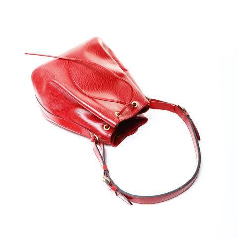 LOUIS VUITTON 1995 Epi Petit Noe Shoulder Bag Red WS25475