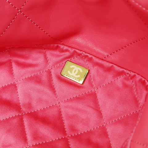 CHANEL 2022-2025 Chain Chanel 22 Shoulder Bag pink WS25477