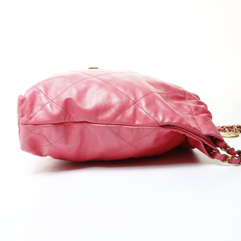 CHANEL 2022-2025 Chain Chanel 22 Shoulder Bag pink WS25477