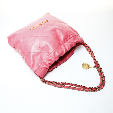CHANEL 2022-2025 Chain Chanel 22 Shoulder Bag pink WS25477