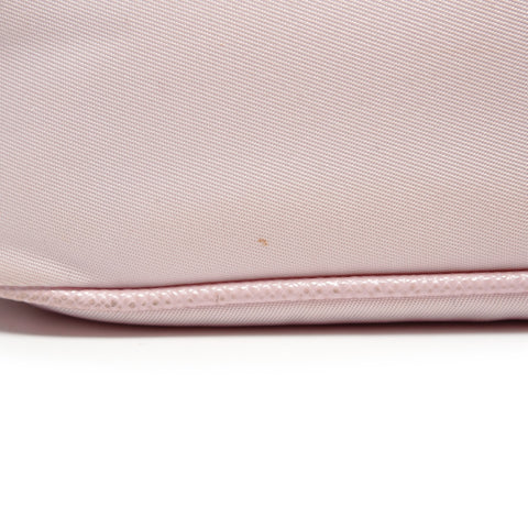 PRADA Nylon Hobo Mini with Triangle Logo Handbag pink WS25478