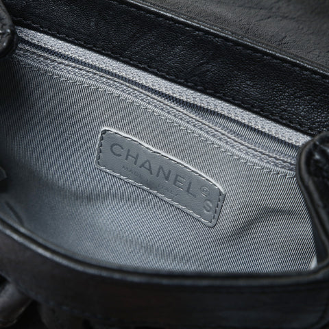 CHANEL 19th Series 2014 Luxury Chain Mini Pochette Flap Shoulder Bag black WS25479