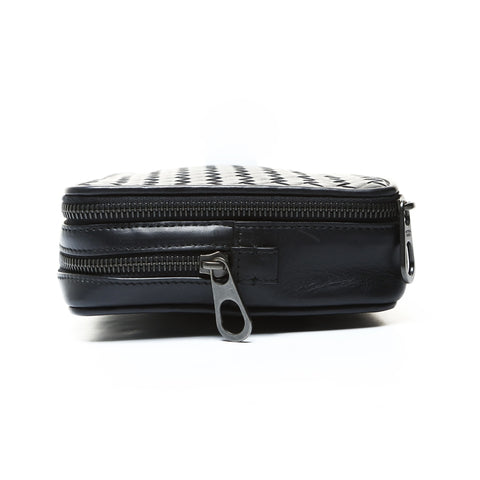 BOTTEGAVENETA INTRECCIATO travel pouch Clutch bag black WS25480