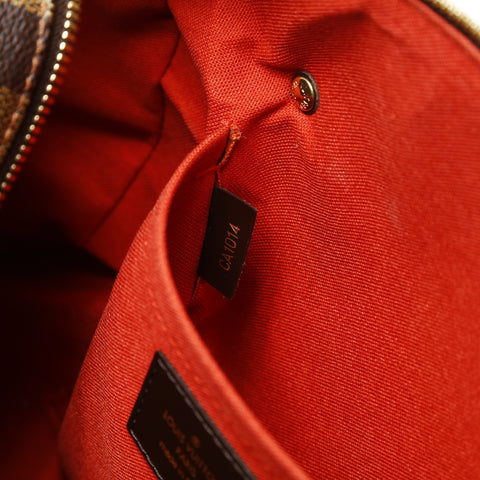 LOUIS VUITTON 2004 Damier Rivera MM Handbag Brown WS25482