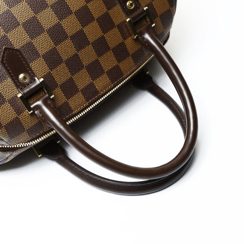 LOUIS VUITTON 2004 Damier Rivera MM Handbag Brown WS25482