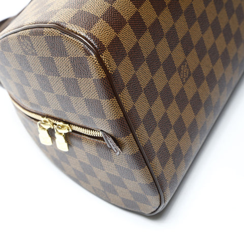 LOUIS VUITTON 2004 Damier Rivera MM Handbag Brown WS25482