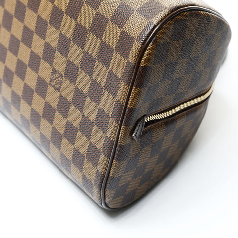LOUIS VUITTON 2004 Damier Rivera MM Handbag Brown WS25482