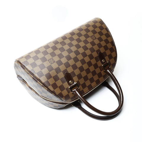LOUIS VUITTON 2004 Damier Rivera MM Handbag Brown WS25482