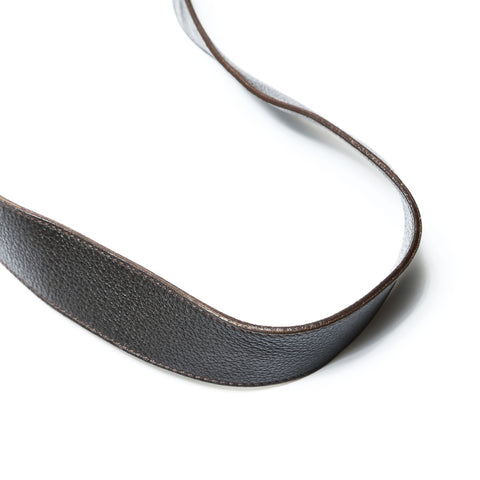 PRADA Leather flap Shoulder Bag Brown WS25484