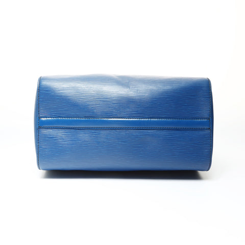 LOUIS VUITTON 1992 Epi Speedy 30 Handbag blue WS25485