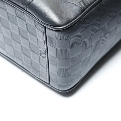 LOUIS VUITTON 2012 Damier Infini Porte Document Voyage GM Handbag black WS25486