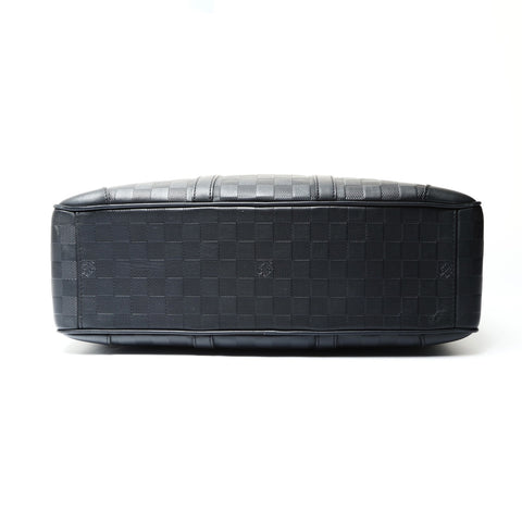 LOUIS VUITTON 2012 Damier Infini Porte Document Voyage GM Handbag black WS25486