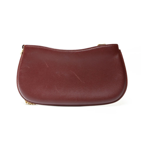 CELINE Leather Mustodo Pouch Red WS25488