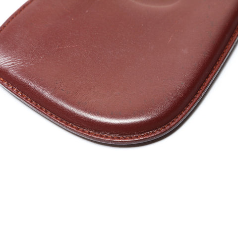 CELINE Leather Mustodo Pouch Red WS25488