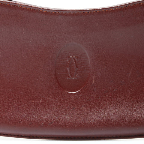 CELINE Leather Mustodo Pouch Red WS25488