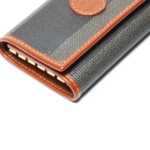 FENDI Pecan Key holder  Brown WS25490