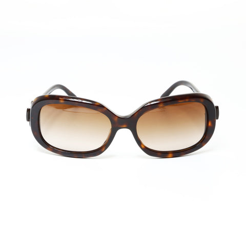 CHANEL COCO Mark Ribbon sunglasses Brown WS25491