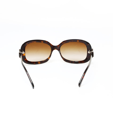 CHANEL COCO Mark Ribbon sunglasses Brown WS25491