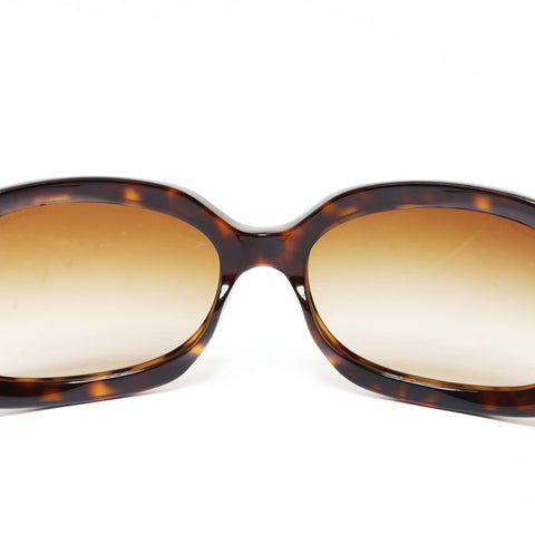 CHANEL COCO Mark Ribbon sunglasses Brown WS25491