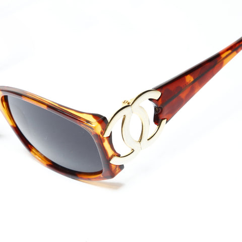 CHANEL COCO Mark sunglasses Brown WS25493