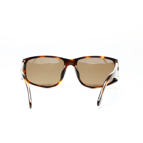 CHANEL Logo COCO Mark sunglasses Brown WS25495
