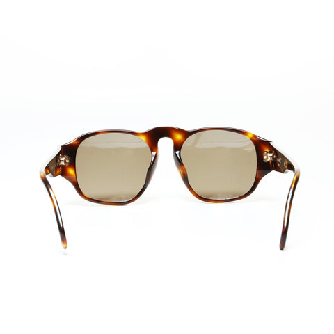 CHANEL Logo COCO Mark sunglasses Brown WS25496