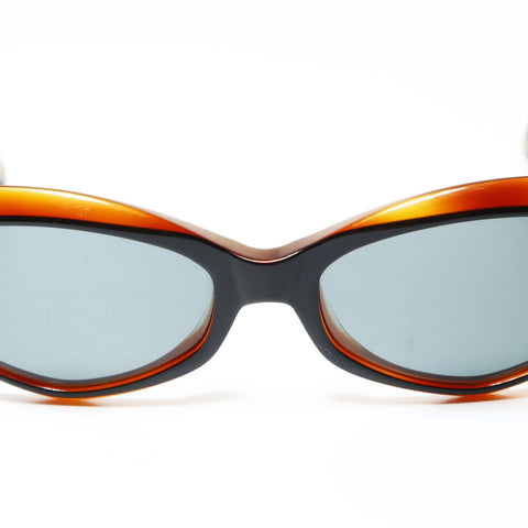 CHANEL Logo COCO Mark sunglasses Brown WS25499