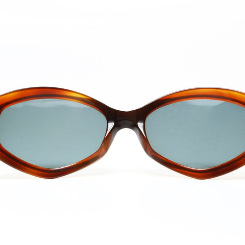 CHANEL Logo COCO Mark sunglasses Brown WS25499